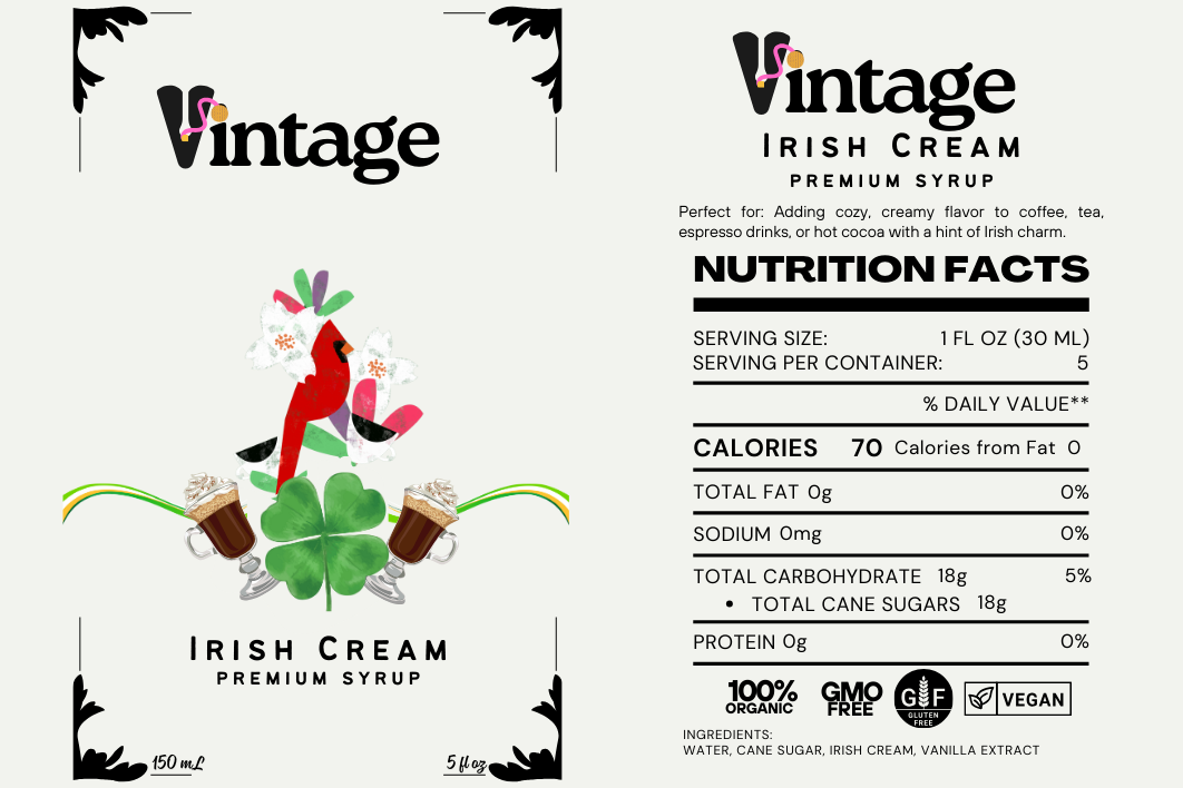 Irish Cream Syrup